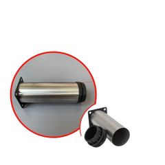 Chân ghế salon tròn, đế bằng, chân tủ inox cao 80mm 100mm 120mm 150mm 200mm, đế bằng TA8330D150