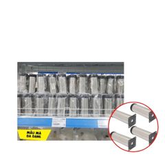 Chân ghế salon tròn, đế bằng, chân tủ inox cao 80mm 100mm 120mm 150mm 200mm, đế bằng TA8330D150
