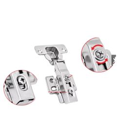 Bản lề cup 35 giảm chấn, đế cố định, loại cong vừa, Sẵn số lượng lớn giá rẻ