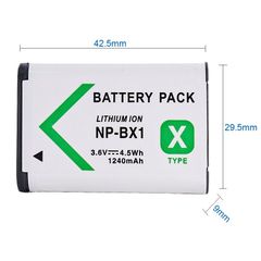 Pin Máy Ảnh Sony NP-BX1 Chính Hãng - Dùng Cho DSs, W670, W690, WX50, WX70, TX200 - Năng Lượng Bền Bỉ Ảnh Hưởng Cao
