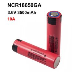 Pin Panasonic NCR18650GA 3500mAh - Dòng xả 10A, Pin Lithium-ion Mới 100% cho Thiết bị Điện tử Ổn định và Hiệu quả