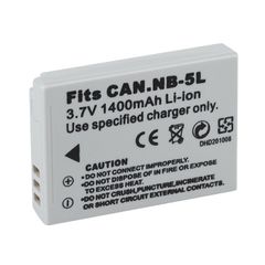 Pin Máy Ảnh Canon NB-5L 1400mAh 3.7V - Thay Thế Cho Canon PowerShot S95, S100, IXUS 800IS, SX200IS - Hiệu Suất Tối Ưu