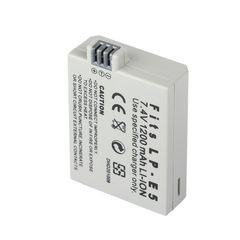 Pin Máy Ảnh Canon LP-E5 7.4V 1200mAh - Phụ Kiện Tương Thích cho Canon EOS 1000D, 500D, 450D, Kiss X3