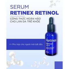 Serum Dưỡng Da Ngăn Ngừa Lão Hóa và Giảm Nám Tàn Nhang RETINEX RETINOL 30ml