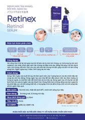 Serum Dưỡng Da Ngăn Ngừa Lão Hóa và Giảm Nám Tàn Nhang RETINEX RETINOL 30ml