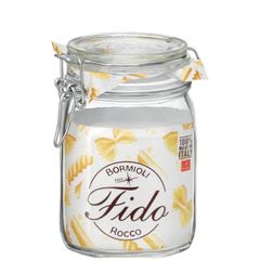 Hũ Thủy Tinh Nắp Cài Bormioli Fido 1 Lít - Đựng Thực Phẩm, Ngâm Ủ, Bảo Quản Đồ Uống - Thiết Kế Cổ Điển Từ Ý