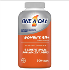 Viên uống bổ sung vitamin One A Day Women’s 50+ Complete Multivitamin - 300 viên cho phụ nữ trên 50 tuổi, tăng cường sức khỏe và năng lượng