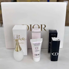 Bộ sản phẩm Dior 3 món - Son mini 720, Nước hoa Jadore 5ml & Serum dưỡng da 5ml - Quà tặng hoàn hảo cho tín đồ làm đẹp
