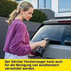 Máy Lau Kính Karcher WV 2 Black Edition - Phiên Bản Giới Hạn, Pin Lithium Ion, Cho Cửa Sổ, Gương, Bề Mặt Không Thấm Nước, Độ ồn Thấp