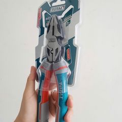 Kìm Điện Total THT210906S 9.5 Inch - Thép CR-V Bền Bỉ, Lưỡi Cắt Bén, Tay Cầm Cách Điện 1000V - Dụng Cụ Chuyên Nghiệp Cho Cơ Khí, Sửa Chữa