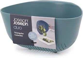 Rổ đựng đồ có tay cầm Joseph Joseph 10548 Duo Triangular Colander (Dark Opal) màu xanh