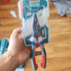 Kìm Điện Đa Năng 8 Trong 1 Total THTMF186 - Dài 8 Inch, Tiện Lợi, Chất Liệu CR-V, Tay Cầm Cách Điện, Dụng Cụ Cầm Tay Hữu Ích