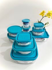 Hộp Thủy Tinh Vuông Bormioli Frigoverre 240ml, 750ml, 1.6 Lít - Giải Pháp Bảo Quản Thực Phẩm Sang Trọng, Không BPA, Dùng Trong Lò Vi Sóng