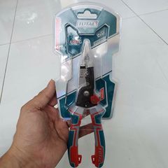 Kìm Mũi Nhọn Đa Năng 6 Trong 1 Total THTMF286 - 8 Inch, Thép Cao Cấp, Tay Cầm Chống Trượt, Tiết Kiệm Sức Lực, Dụng Cụ Cầm Tay Hữu Ích