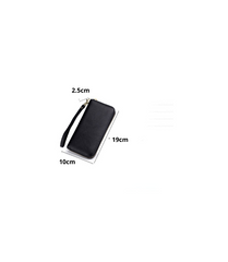 Ví Dài Cầm Tay Nữ Da Bò Sang Chảnh - Đựng iPhone Plus, Khóa Kéo Mượt và Dây Đeo Chống Trộm, Phụ Kiện Thời Trang Đẹp Xịn