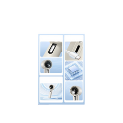 Quạt Mini Cầm Tay Sạc USB 3000mAh - 100 Cấp Độ Gió, Thời Gian Sử Dụng 10 Giờ, Sạc Type-C Siêu Nhanh, Nhỏ Gọn Tiện Lợi