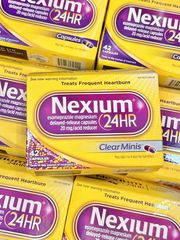 Viên Uống Nexium 24Hr Giảm Đau Bao Tử và Viêm Loét Dạ Dày - Hỗ Trợ Tiêu Hóa, 42 Viên Mỹ Chất Lượng Cao