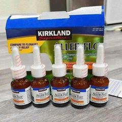 Vỉ 5 Hộp Xịt Mũi Viêm Xoang Kirkland Aller Flo 144ml - Giải Pháp Thoải Mái Cho Mũi, Hỗ Trợ Dị Ứng và Ngạt Mũi Hiệu Quả