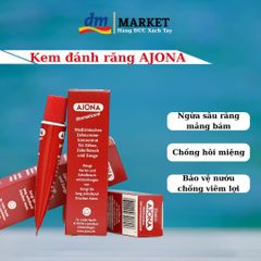Kem Đánh Răng Ajona Stomaticum 25ml - Chống Mảng Bám, Nướu Nhạy Cảm, Hơi Thở Thơm Tho, Răng Trắng Sáng, Chăm Sóc Răng Miệng Từ Thiên Nhiên