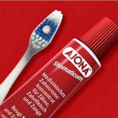 Kem Đánh Răng Ajona Stomaticum 25ml - Chống Mảng Bám, Nướu Nhạy Cảm, Hơi Thở Thơm Tho, Răng Trắng Sáng, Chăm Sóc Răng Miệng Từ Thiên Nhiên