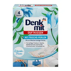 Túi Thơm Denkmit Khử Mùi - Hộp 4 Túi Thơm Ngát Dành Cho Tủ Quần Áo và Ô Tô, Giúp Chống Ẩm Mốc và Đuổi Côn Trùng