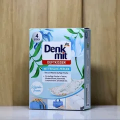 Túi Thơm Denkmit Khử Mùi - Hộp 4 Túi Thơm Ngát Dành Cho Tủ Quần Áo và Ô Tô, Giúp Chống Ẩm Mốc và Đuổi Côn Trùng