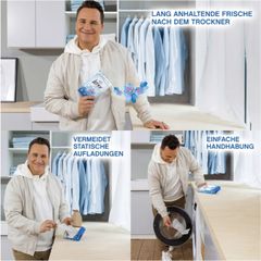Giấy Thơm Quần Áo Lenor 34 Tờ - Hương Hoa Thơm Mát, Giúp Khử Mùi và Giảm Điện Tích Tĩnh Điện, Hàng Đức Chính Hãng