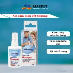 Xịt Cầm Máu và Khử Trùng Vết Thương Wundspray 50ml - An Toàn Cho Bé Yêu và Gia Đình, Bảo Vệ Vết Thương Hiệu Quả