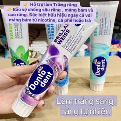 Kem Đánh Răng Dotodent 125ml - Giúp Răng Trắng Sáng, Giảm Nướt, Chống Tụt Lợi - Hàng Đức Dành Cho Người Lớn