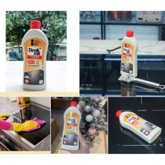 Dung dịch vệ sinh bếp từ Denkmit Glaskeramik 3 in 1 - Sạch dầu mỡ, làm bóng bề mặt, an toàn cho bếp điện và bếp từ