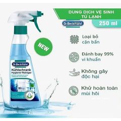 Xịt Vệ Sinh Tủ Lạnh, Lò Vi Sóng, Lò Nướng Dr Beckmann - Dung Tích 250ml, An Toàn, Khử Khuẩn, Best Seller Đức