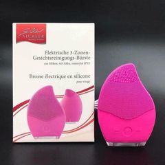 Máy Rửa Mặt Silicon Sichler Beauty - Dành Cho Da Nhạy Cảm, Giúp Làm Sạch Sâu, Massage, Sáng Mịn Skin, Thích Hợp Đi Du Lịch