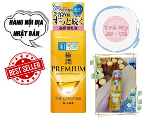 Nước hoa hồng Hada Labo Gokujyun Premium vàng 170ml Nhật Bản