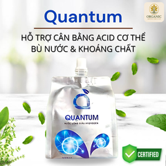 Nước Khoáng Hydrogen Quantum 350mL - Chống Oxy Hóa, Trung Hòa Axit, Bảo Vệ Sức Khỏe - Gói 5 Túi Tiện Lợi