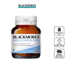 Viên uống Blackmores Nails Hair Skin của Úc - Hỗ trợ đẹp da, tóc và móng chắc khỏe, giảm rụng tóc, cải thiện vẻ đẹp tự nhiên.