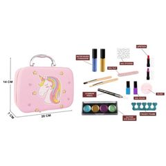 Bộ Đồ Chơi Trang Điểm Cho Bé Gái - Bộ Nhập Vai Nhiều Màu Có Gương, Lược & Túi Xách Dễ Thương, Quà Tặng Sinh Nhật Tuyệt Vời