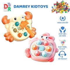 Đồ Chơi Đập Chuột Cua Dễ Thương Cho Bé 1-3 Tuổi - Đồ Chơi Vận Động Phát Triển Kỹ Năng, Món Quà Ý Nghĩa