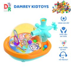Máy Bắn Bóng Mini Dễ Thương Cho Bé - Đồ Chơi Phát Triển Tư Duy & Khéo Léo, Màu Sắc Bắt Mắt, Quà Tặng Tuyệt Vời