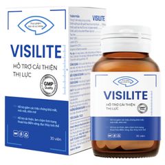 Visilite - Hỗ trợ cải thiện thị lực, giảm khô mắt, mỏi mắt, nhìn mờ (Hộp 30 viên)
