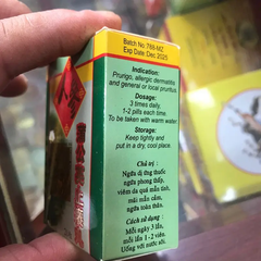 Viên Uống Hỗ Trợ Ngứa Viêm Da Dị Ứng Bồ Công Anh - 20 Viên Giải Nhiệt, Thanh Lọc, Chống Viêm, Dành Cho Da Nhạy Cảm