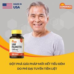 Viên uống tiền liệt tuyến Saw Palmetto 1200mg USA 100 viên