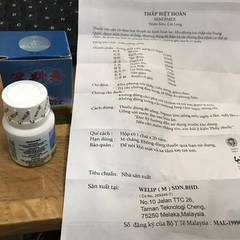 Thấp Biệt Hoàn Sendimex - Glucosamine Chính Hãng Malaysia Giảm Đau Xương Khớp, Hỗ Trợ Sức Khỏe Khớp 20 Viên