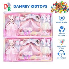 Búp Bê Nàng Tiên Cá Có Khớp Mắt Long Lanh - Đồ Chơi Giúp Bé Phát Triển Trí Tưởng Tượng - Quà Tặng Bé Gái Xinh Xắn