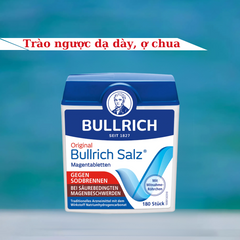 Viên Uống Trào Ngược Dạ Dày Bullrich Salz - Giảm Ợ Hơi, Ợ Chua, Hộp 180 Viên, Xuất Xứ Đức
