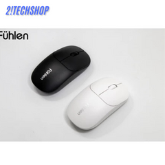 Chuột Không Dây Fuhlen M07S Đen-Trắng - Thiết Kế Hiện Đại, Kết Nối 2.4GHz, Độ Phân Giải 1600 DPI, Tiện Lợi Cho Làm Việc và Giải Trí