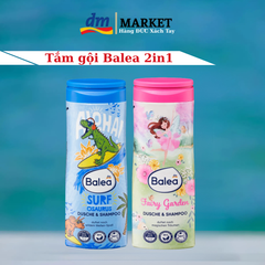 Sữa Tắm Gội Balea Kids 2in1 - Độ ẩm Pro-Vitamin B5, Dịu Nhẹ Từ Thiên Nhiên, An Toàn Cho Da Nhạy Cảm - Sản Phẩm Đức 300ml