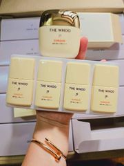 Set kem chống nắng Whoo Sunquid UV Protective Lotion 1+4 SPF 50++ - Chống nắng, cải thiện nếp nhăn, chống lão hóa và duy trì độ ẩm cho da.