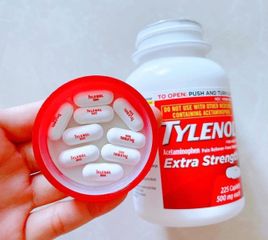 Tylenol Acetaminophen Extra Strength 500mg - Thuốc Giảm Đau, Hạ Sốt 325 Viên Mỹ, An Toàn và Hiệu Quả cho Cơn Đau Thông Thường