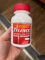 Tylenol Acetaminophen Extra Strength 500mg - Thuốc Giảm Đau, Hạ Sốt 325 Viên Mỹ, An Toàn và Hiệu Quả cho Cơn Đau Thông Thường