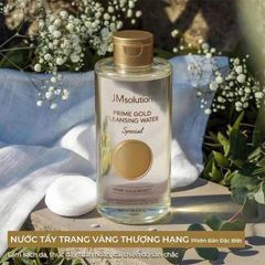 Tẩy Trang JM Solution Prime Gold 850ml - Sạch Sâu, Cấp Ẩm, Dành Cho Mọi Loại Da, Tiện Lợi và Dịu Nhẹ